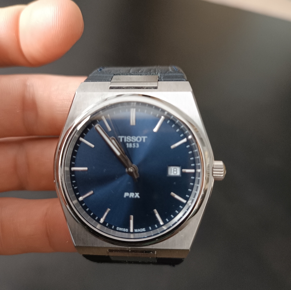 Tissot PRX quartz blue dial